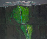Waterval en mos