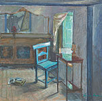 Blauw stoeltje